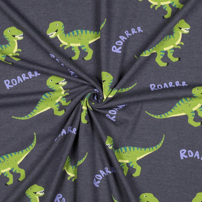 txt
Puuvillane trikookangas – dinosaurid hallmelange’il 200 g/m²
