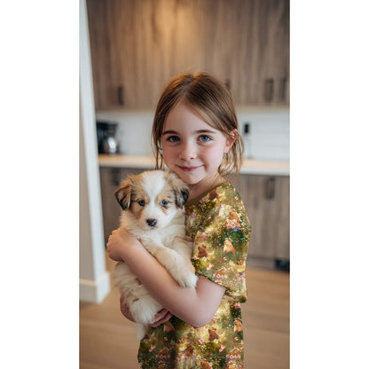 Image avec jersey de coton à capybaras 200 g/m² – disponible chez Šarlotes audumi