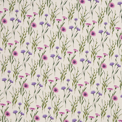 Baumwolljersey – Kornblumen und Glöckchen 200 g/m²