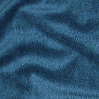 Image with Cotton velour - petrol 250 g/m² – available at Šarlotes audumi