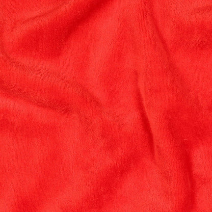 Puuvillane veluur - punane 250 g/m²