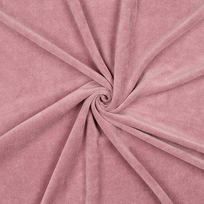 Attēls ar Kokvilnas velūrs - vecrozā(Mauve) 250 g/m² – pieejams Šarlotes audumi