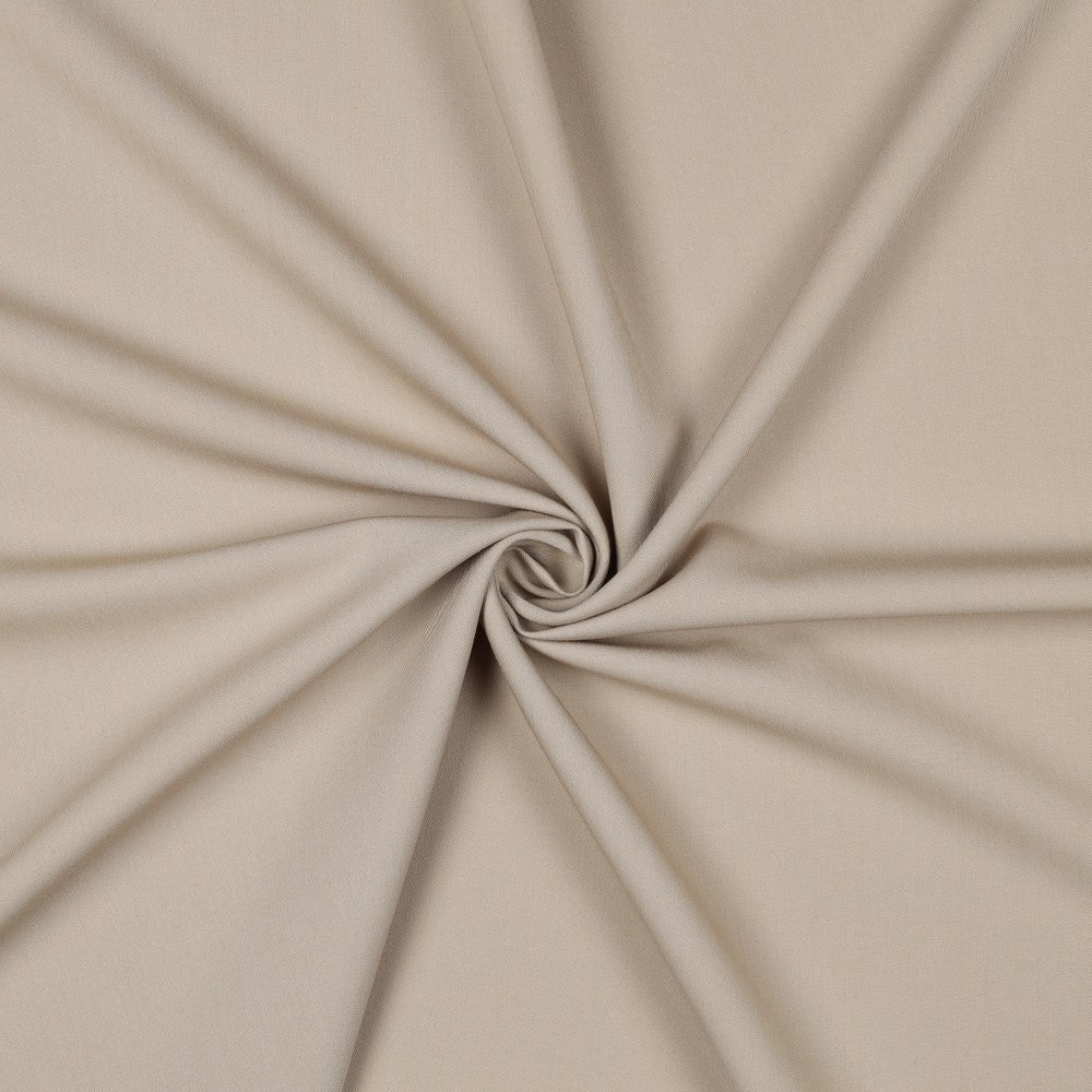 Attēls ar Kostīmaudums ar elastānu - bēšs 200 g/m² – pieejams Šarlotes audumi