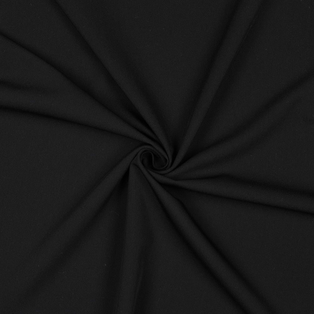 Attēls ar Kostīmaudums ar elastānu - melns 200 g/m² – pieejams Šarlotes audumi
