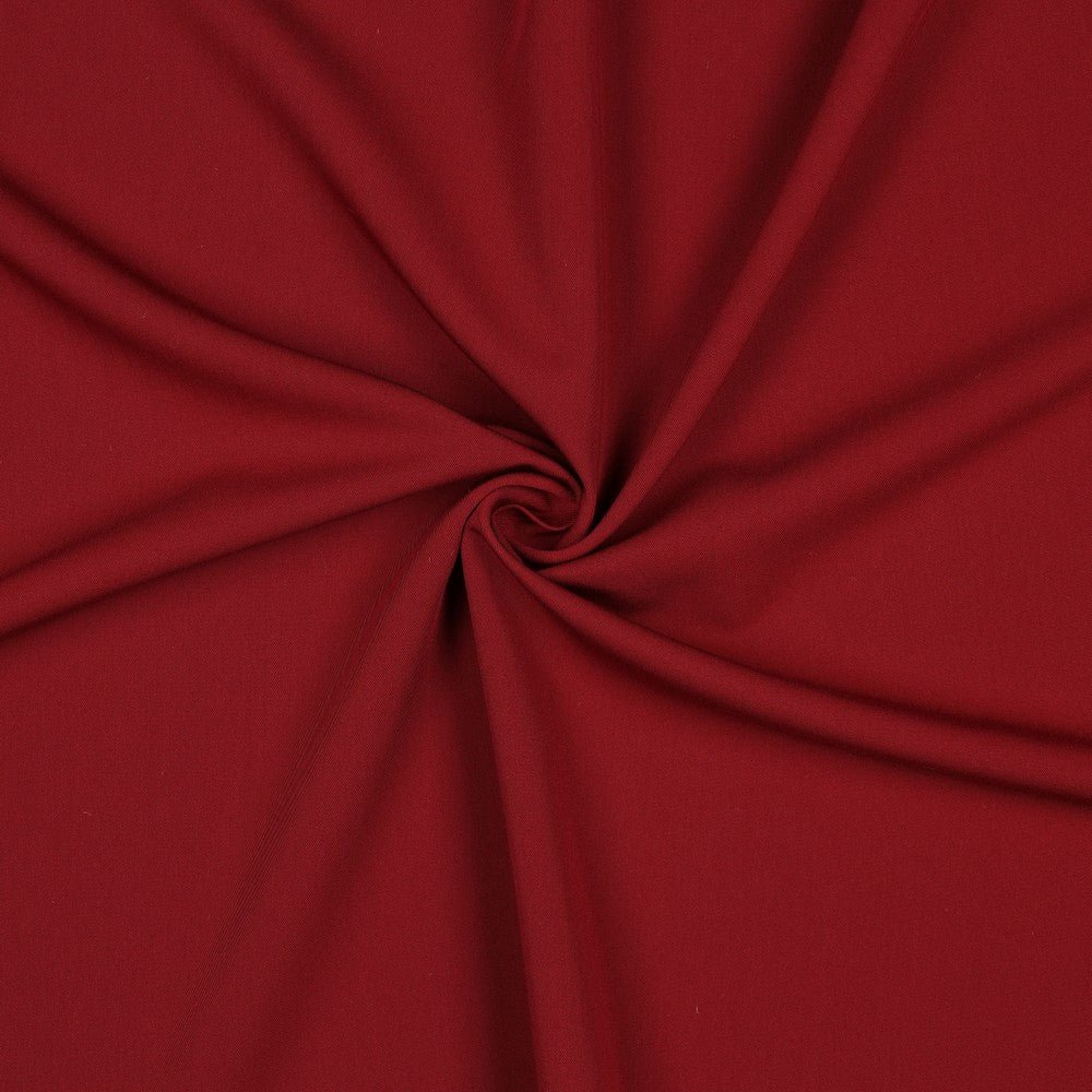 Attēls ar Kostīmaudums ar elastānu - tumši sarkans 200 g/m² – pieejams Šarlotes audumi