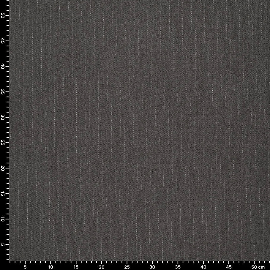 Attēls ar Kostīmaudums ar smalku lureksa svītru | pelēks | 195 g/m² | 145 cm – pieejams Šarlotes audumi