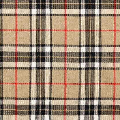 Ülikonnariie - beež ruuduline 230 g/m²