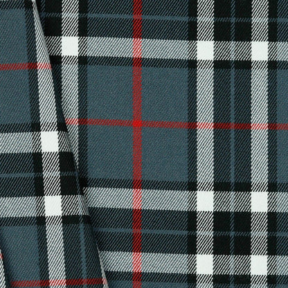 Kostüümikangas-hall ruuduline 230 g/m²