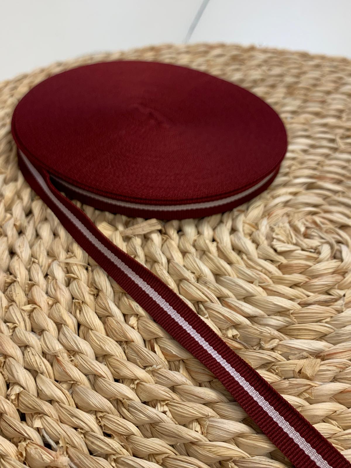 Attēls ar Latvijas karoga lente 10 mm - LV – pieejams Šarlotes audumi