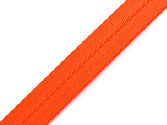 Image avec sacs Lenta, sangles 20 mm - orange vif – disponible chez Charlotte Tissus