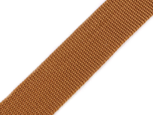 Attēls ar Lenta somām, siksnām 38 mm - brūna – pieejams Šarlotes audumi