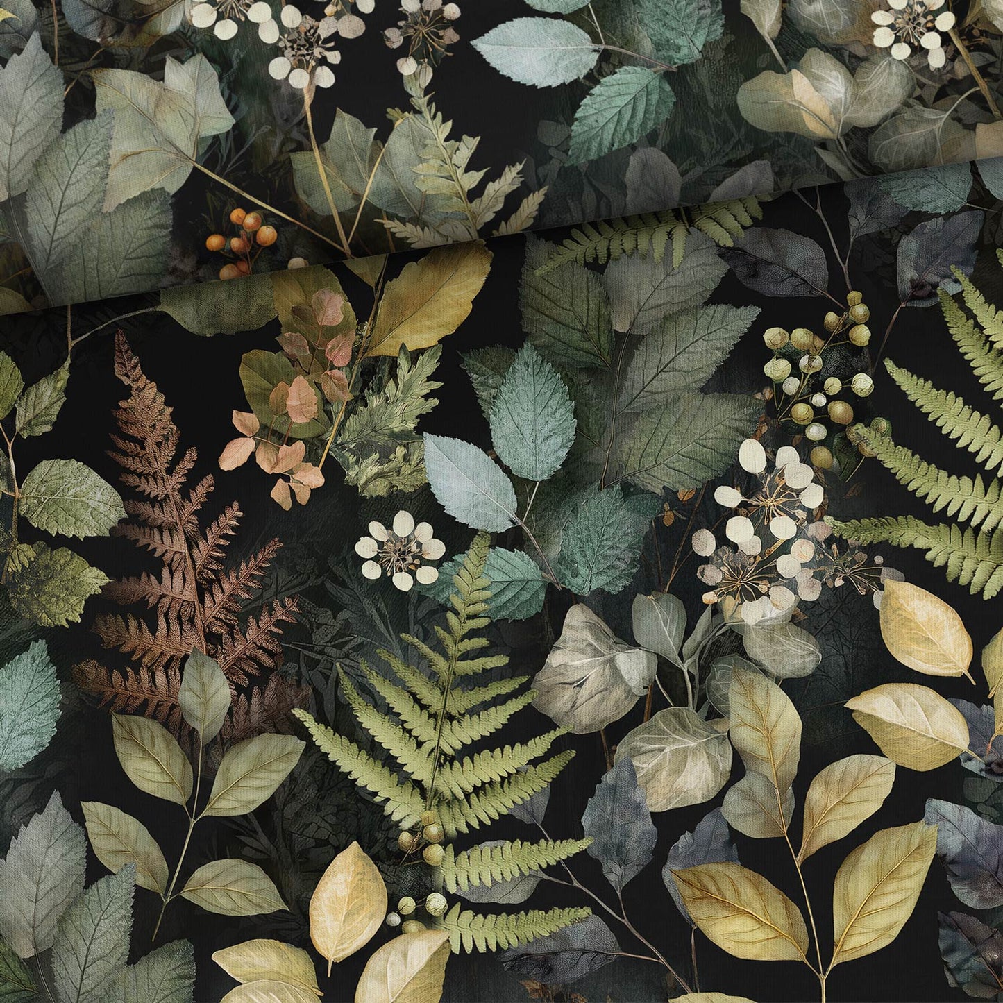 Puuvillane silmkoekangas – öösõnajalad 250 g/m²