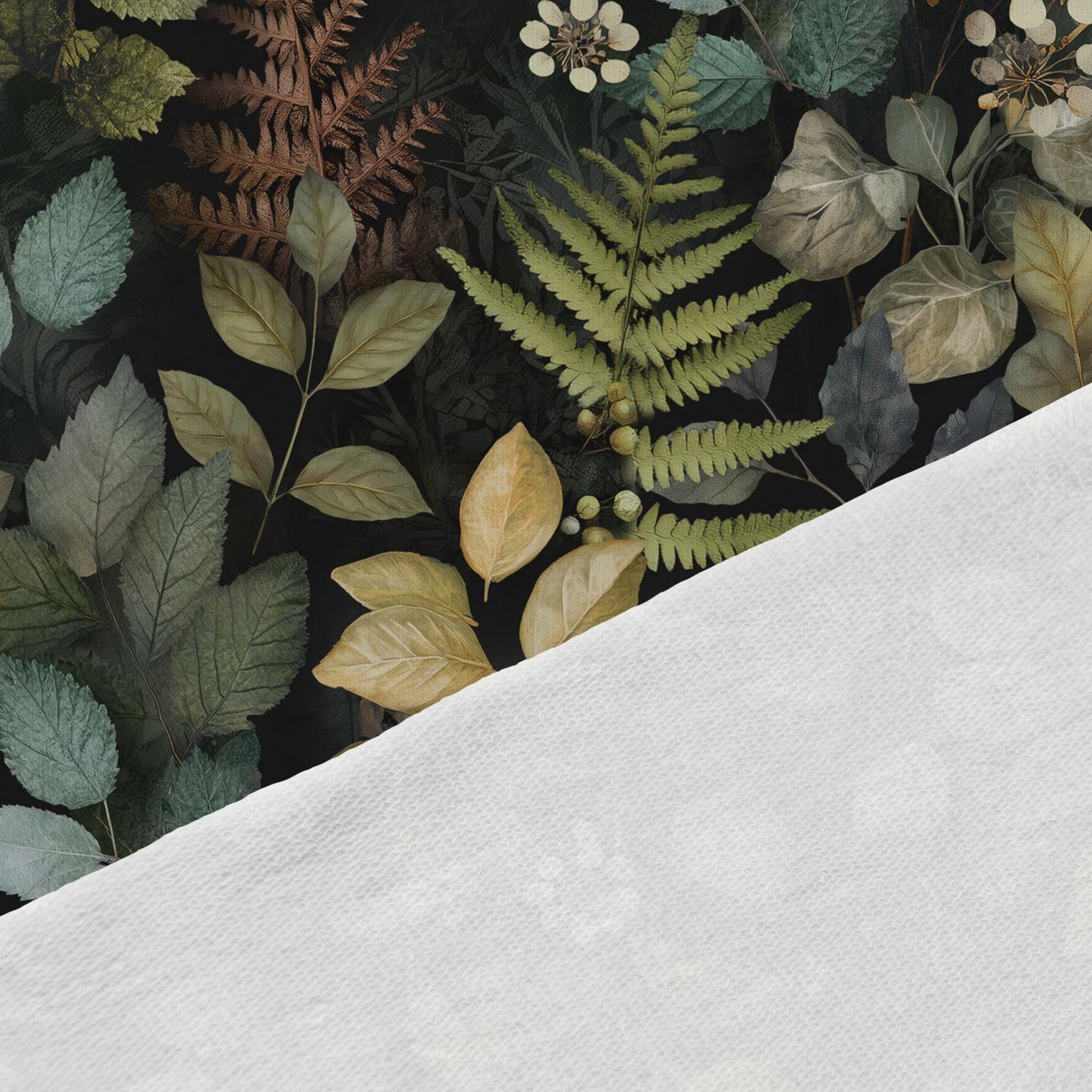 Puuvillane silmkoekangas – öösõnajalad 250 g/m²