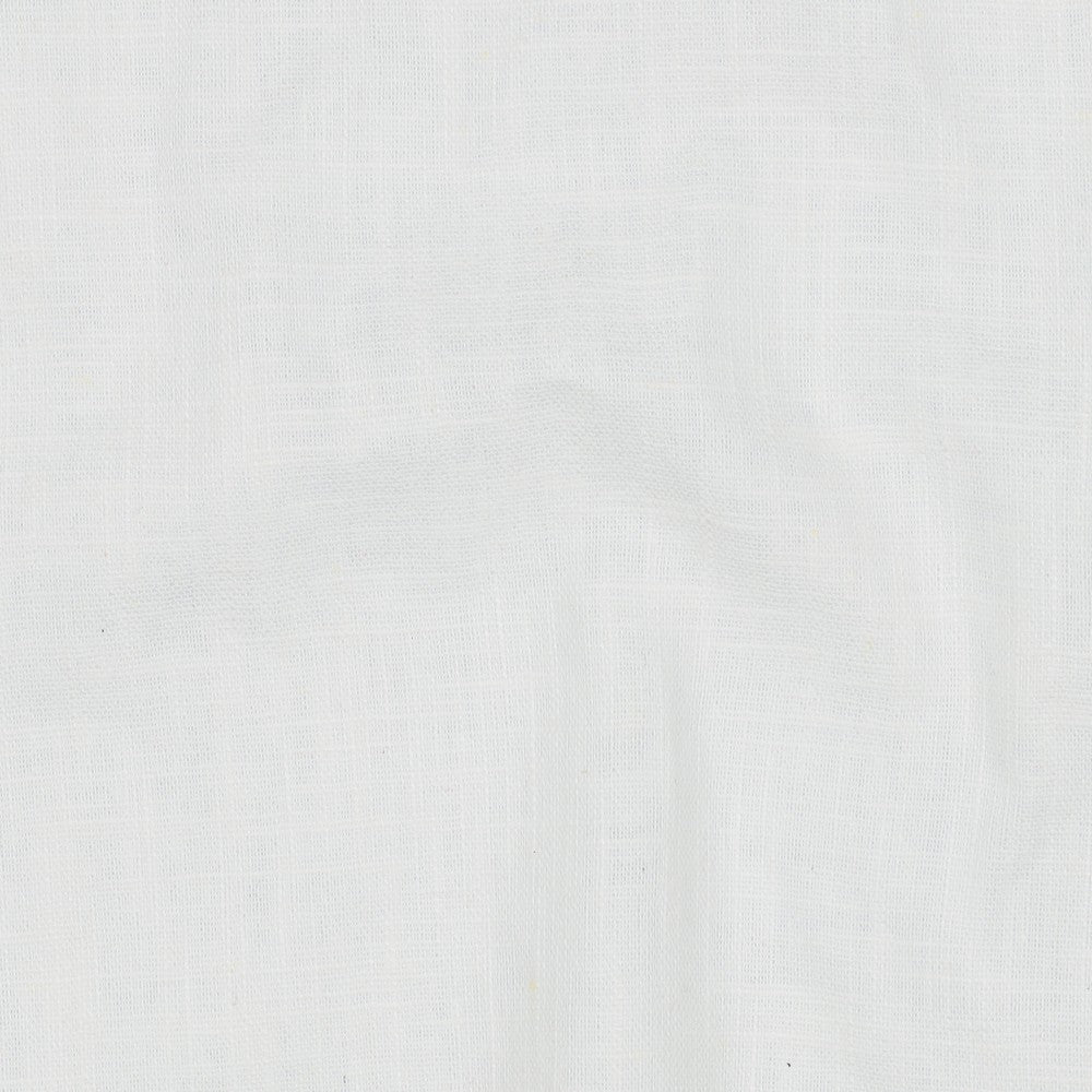 Image de tissu en lin blanc 230 g/m² – disponible chez Šarlotes audumi