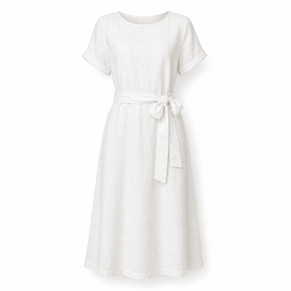 Image de tissu en lin - blanc 230 g/m² – disponible chez Šarlotes audumi