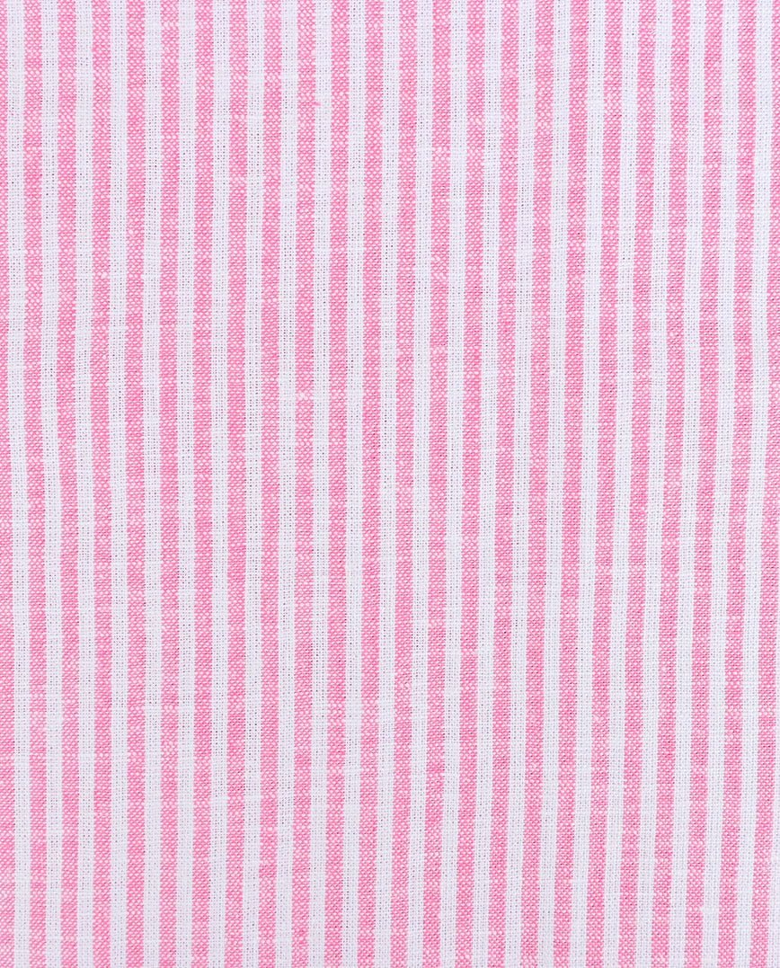 Attēls ar Lina un kokvilnas audums rozā līnijas 155 g/m² – pieejams Šarlotes audumi