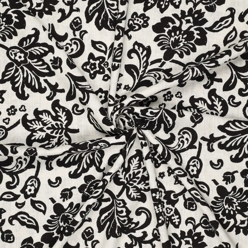 Lins avec viscose - motif élégant 180 g/m² – disponible chez Šarlotes audumi