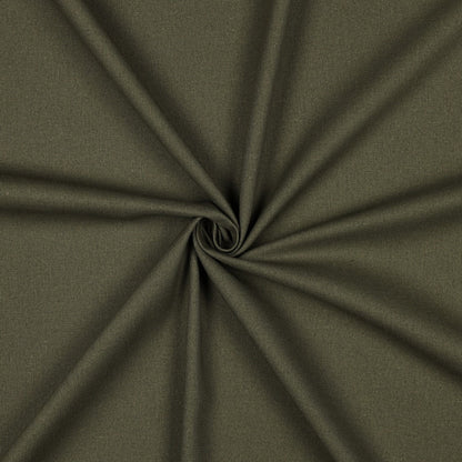 Image of linen with viscose, olive tone 185 g/m² – available at Šarlotes audumi