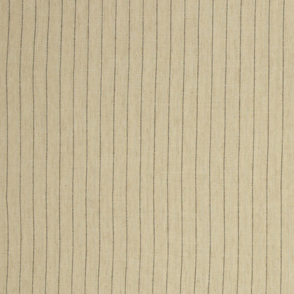 Lin mélangé à de la viscose - rayures sur fond beige naturel 200 g/m²