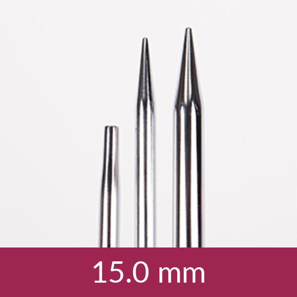 Attēls ar Maināmās riņķa adatas DROPS Pro Classic Interchangeable Circular Needles| izmērs 3.0 mm – 15.0 mm – pieejams Šarlotes audumi