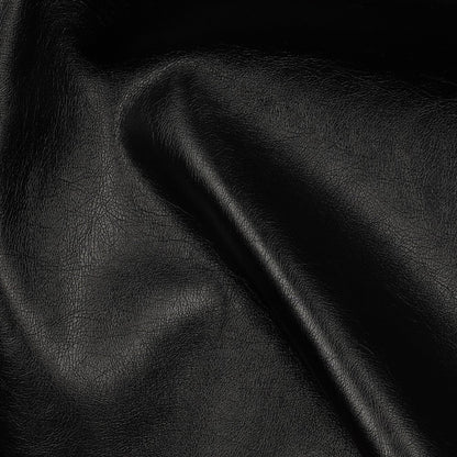 Artificial leather - black with a metallic sheen 320 g/m²