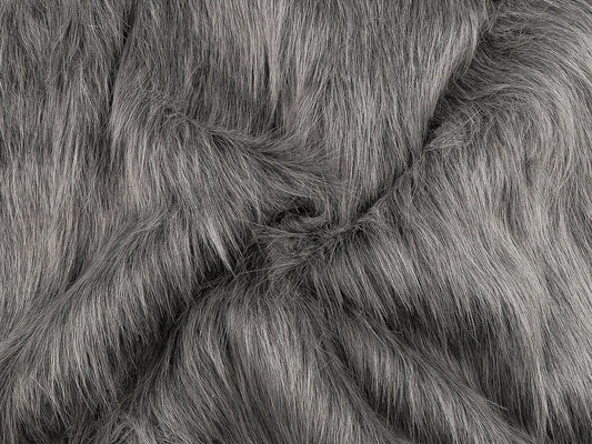 Attēls ar Mākslīgā kažokāda - pelēka 385 g/m² – pieejams Šarlotes audumi