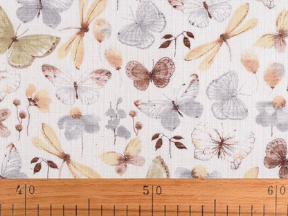 Tissu de gaze à papillons 120 g/m² – disponible chez Šarlotes audumi