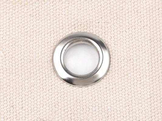 Attēls ar Metāla gredzeni, Luversi iekšējais Ø12 mm / ārējais Ø21 mm |10 gab | dažādu toņu – pieejams Šarlotes audumi