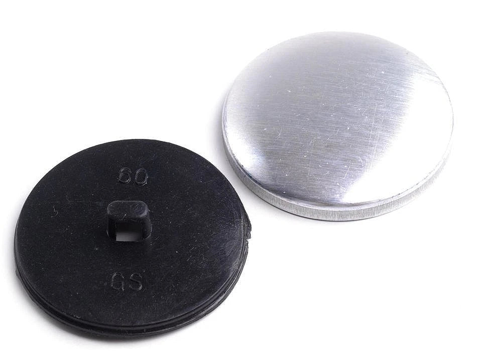 Attēls ar Metāla pogas pašapvilkšanai | 38 mm – pieejams internetā Šarlotes audumi