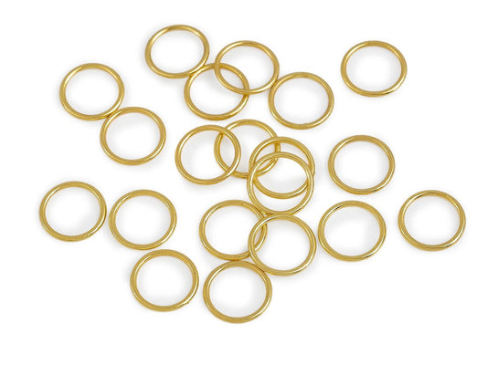 Pilt metallrõngast aluspesu ja rihmade jaoks – Ø10 mm – saadaval veebis Šarlote kangad