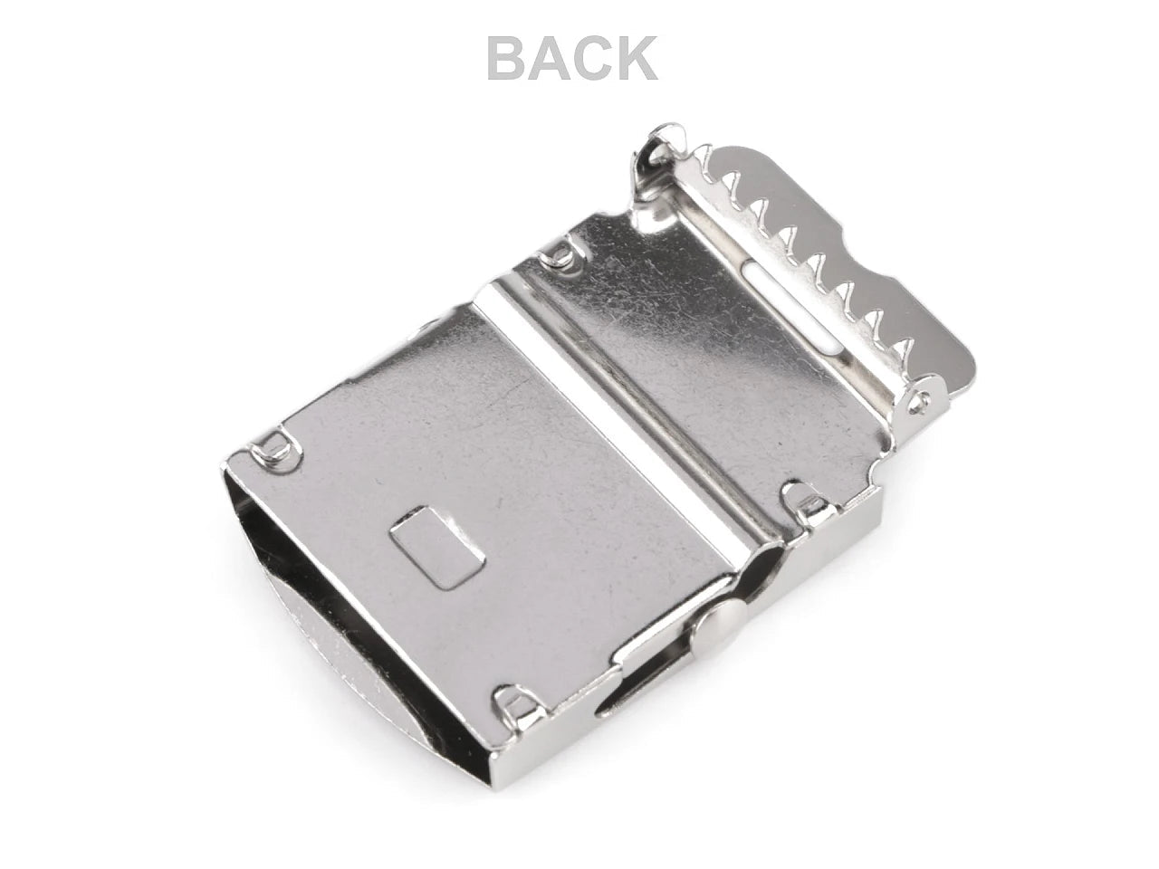 Pilt Metalli pandlaga 40 mm vööle - hõbedane – saadaval Šarlote kangad