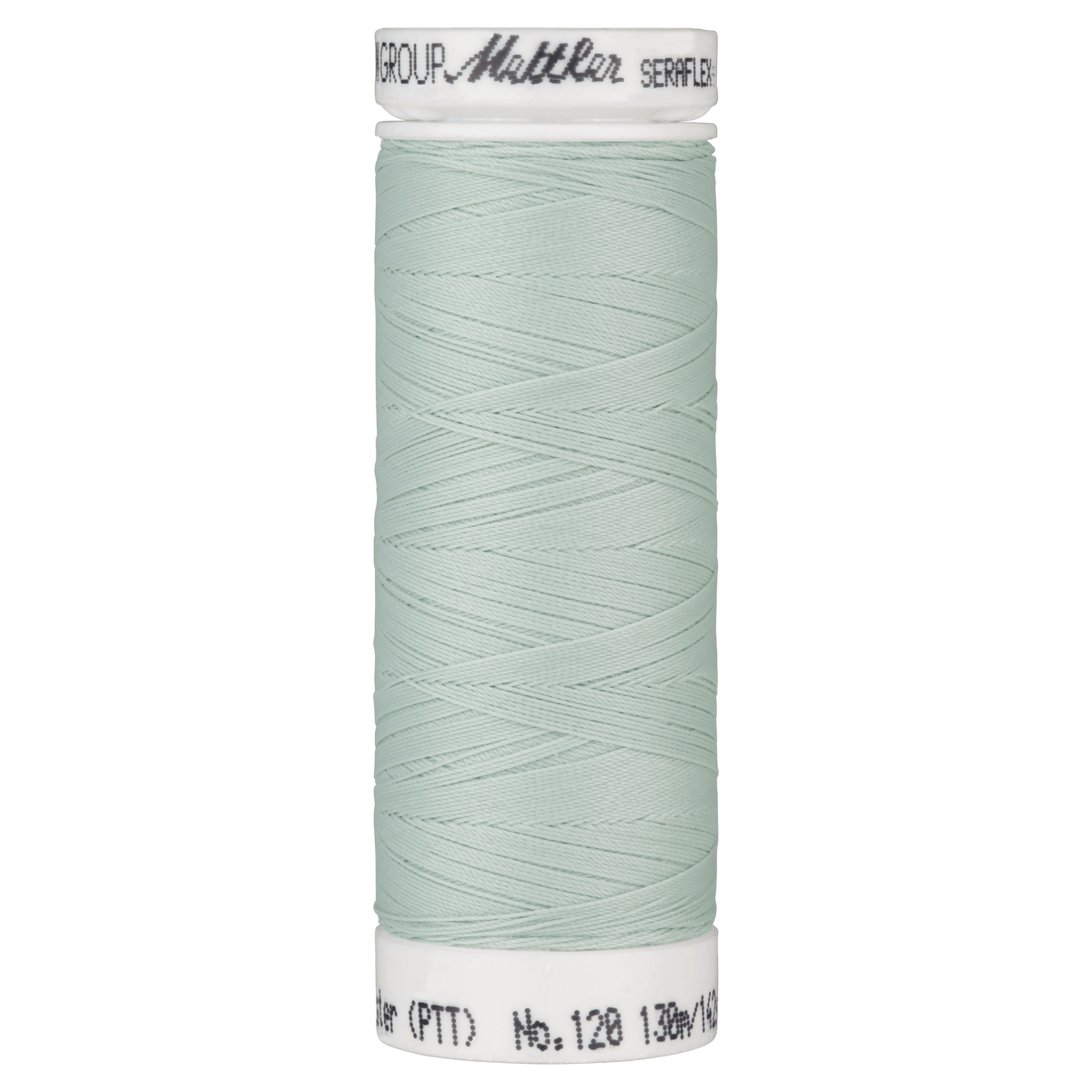Pilt Mettler SERAFLEX® elastsetest õmblusniitidest, 130 m – saadaval veebis Šarlotes audumi