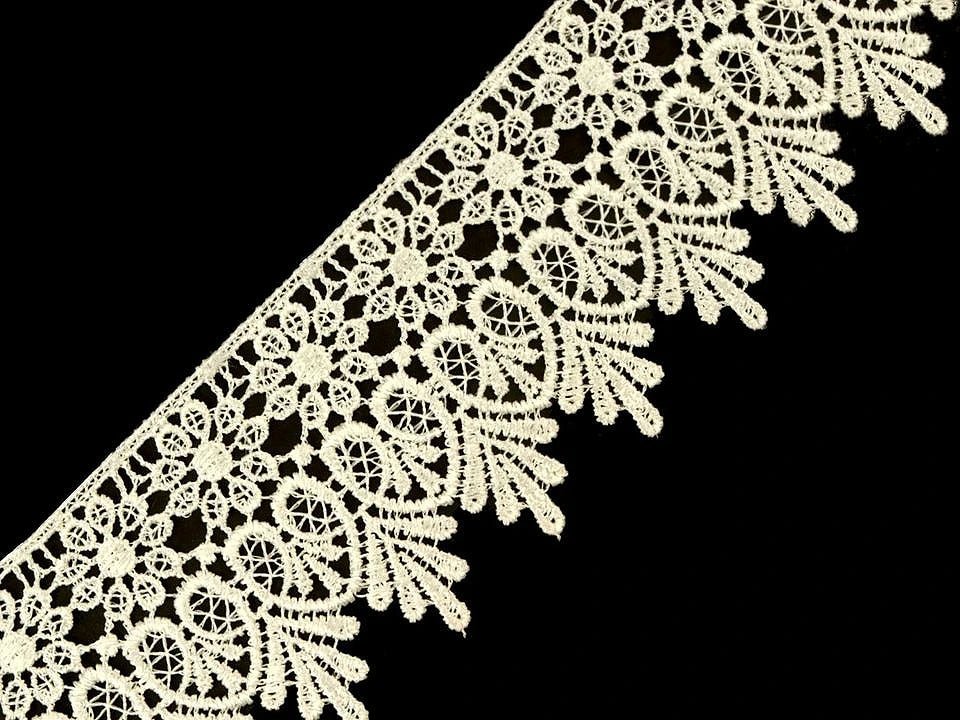 Image avec dentelle 7 cm - crème – disponible chez Šarlotes audumi