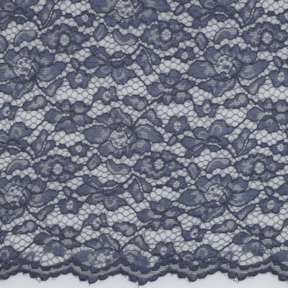 Image de tissu en dentelle - bleu denim 130 g/m² – disponible chez Šarlotes audumi