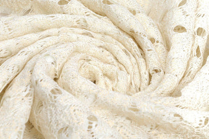 Pitskangas - piimavalge kuldsete aktsentidega 170 g/m²