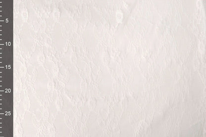 Fine lace fabric - white 50 g/m²