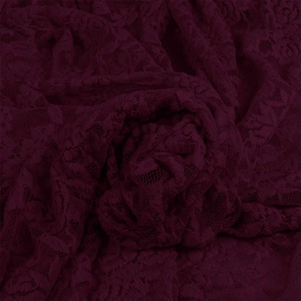 Attēls ar Mežģīņu audums - vina tonis 145 g/m² – pieejams Šarlotes audumi