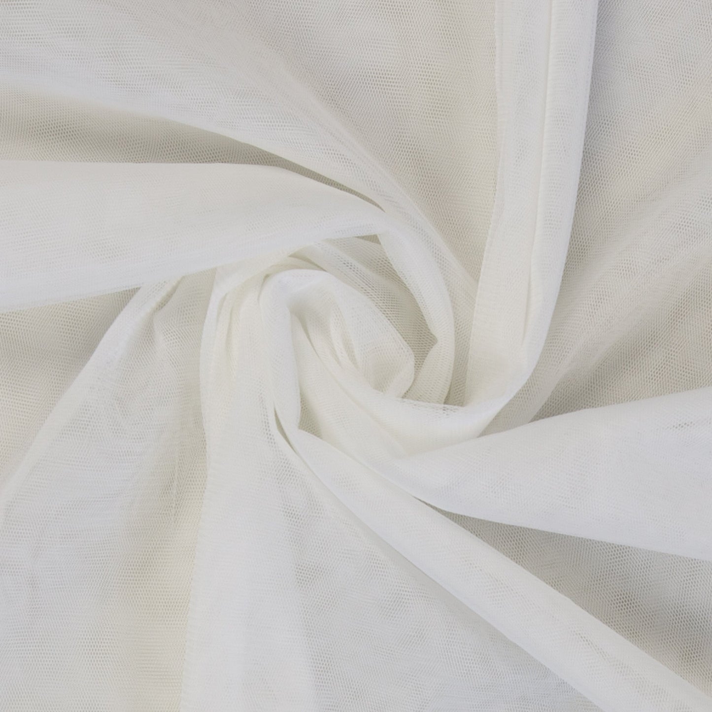 Image of soft white tulle – available online at Šarlotes audumi