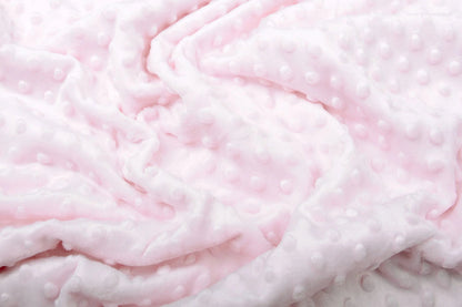 Minky polaire rose clair 260 g/m²