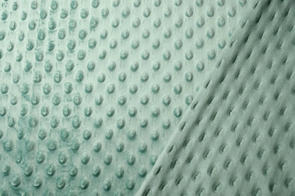 Minky flocage - teinte menthe foncée 260 g/m²