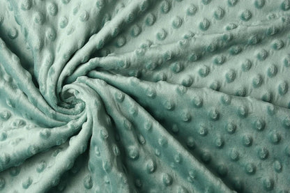 Polaire minky - teinte menthe foncée 260 g/m²