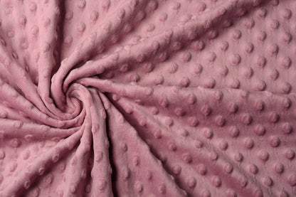 Polaire Minky - vieux rose 260 g/m²
