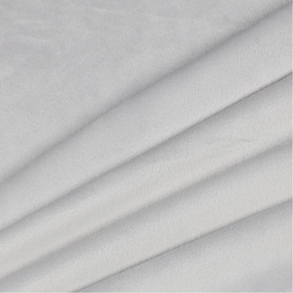 Image with Minky fleece (smooth) - grey 260 g/m² – available at Charlotte's Fabrics