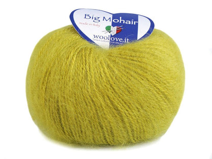 Fil mohair - WOOLOVIT.IT 100 m 25 g - vert #462