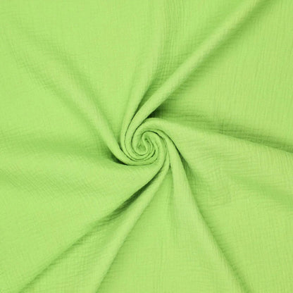 Image avec mousseline - vert vif 125 g/m² – disponible chez Tissus Charlotte