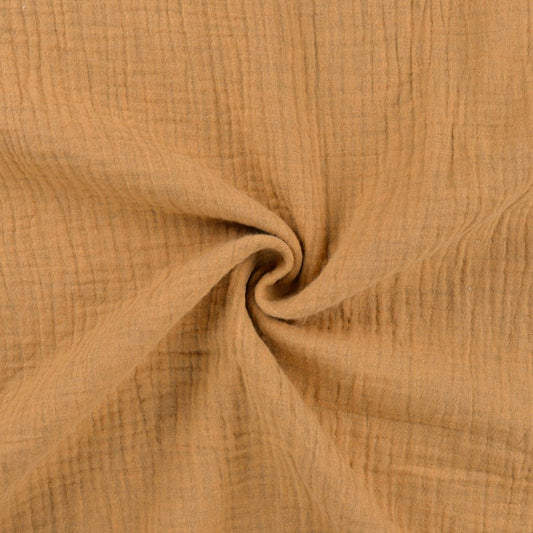 Image of Muslin milk caramel – available online at Charlotte Fabrics