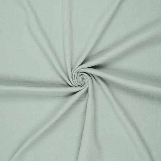 Attēls ar Muslīns - salvijas zaļš 125 g/m² – pieejams Šarlotes audumi