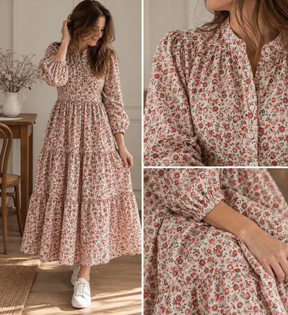 Attēls ar Muslīns-Smalkie pļavas ziedi – pieejams internetā Šarlotes audumi