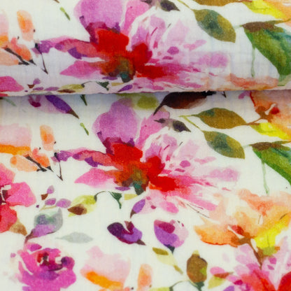 Mousseline - fleurs 130 g/m²