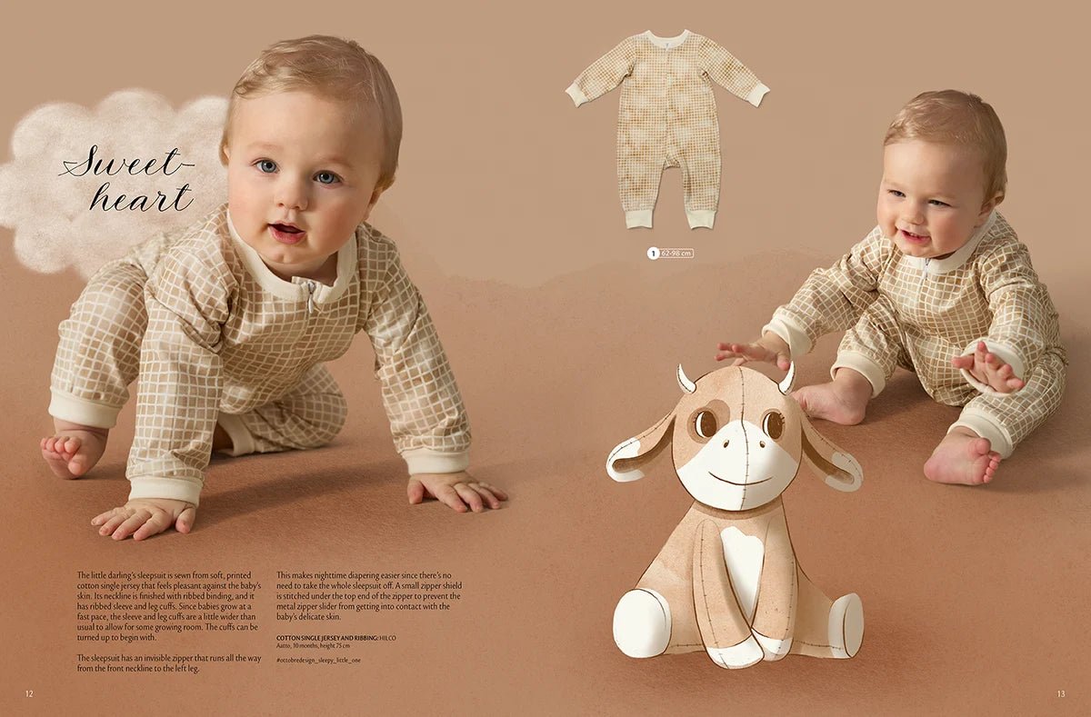 Pilt ajakirjast OTTOBRE design Kids 6/2022 – ingliskeelne laste rõivaste lõigete ajakiri – saadaval internetis Šarlote kangad